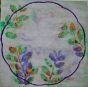 Draw the circle wide collage mandala layer 1